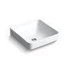 Forefront Square Vessel without faucet deck 413 x 413mm (2661X-0)