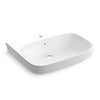 ModernLife Vessel with faucet hole 600x480mm with CleanCoat (77761T-1-0)