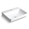 Forefront Rectangular Vessel with single faucet deck 585 x 460mm (2660X-1-0)