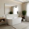 Evok D-Shape Freestanding Bath (22160A-0/22161A-0)