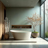 Veil Lithocast Gloss Freestanding Bath (8331A-0)