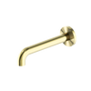 MECCA BASIN/BATH SPOUT ONLY 120/160/185/230/260MM BRUSHED GOLD