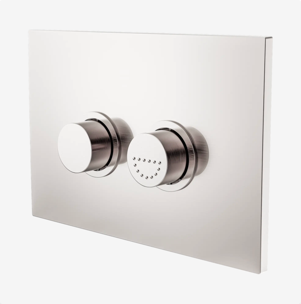 Mecca Care Raised Disabled Care Pneumatic Flush Buttons Plate DDA Acce ...
