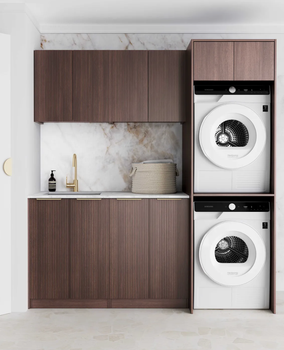 HAVANA FLUTED SABLE WALNUT LAUNDRY KIT (LA-HASW)– Dell'arte