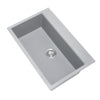 DA-Waltz 780 grey 780 x 510 x 220mm Single Bowl Granite Stone Kitchen Sink Top/Under Mount