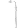 DA-CH2130.SH.N+CH0002.SH+CH-S8.HHS 10" Square Chrome Shower Station Top Water Inlet